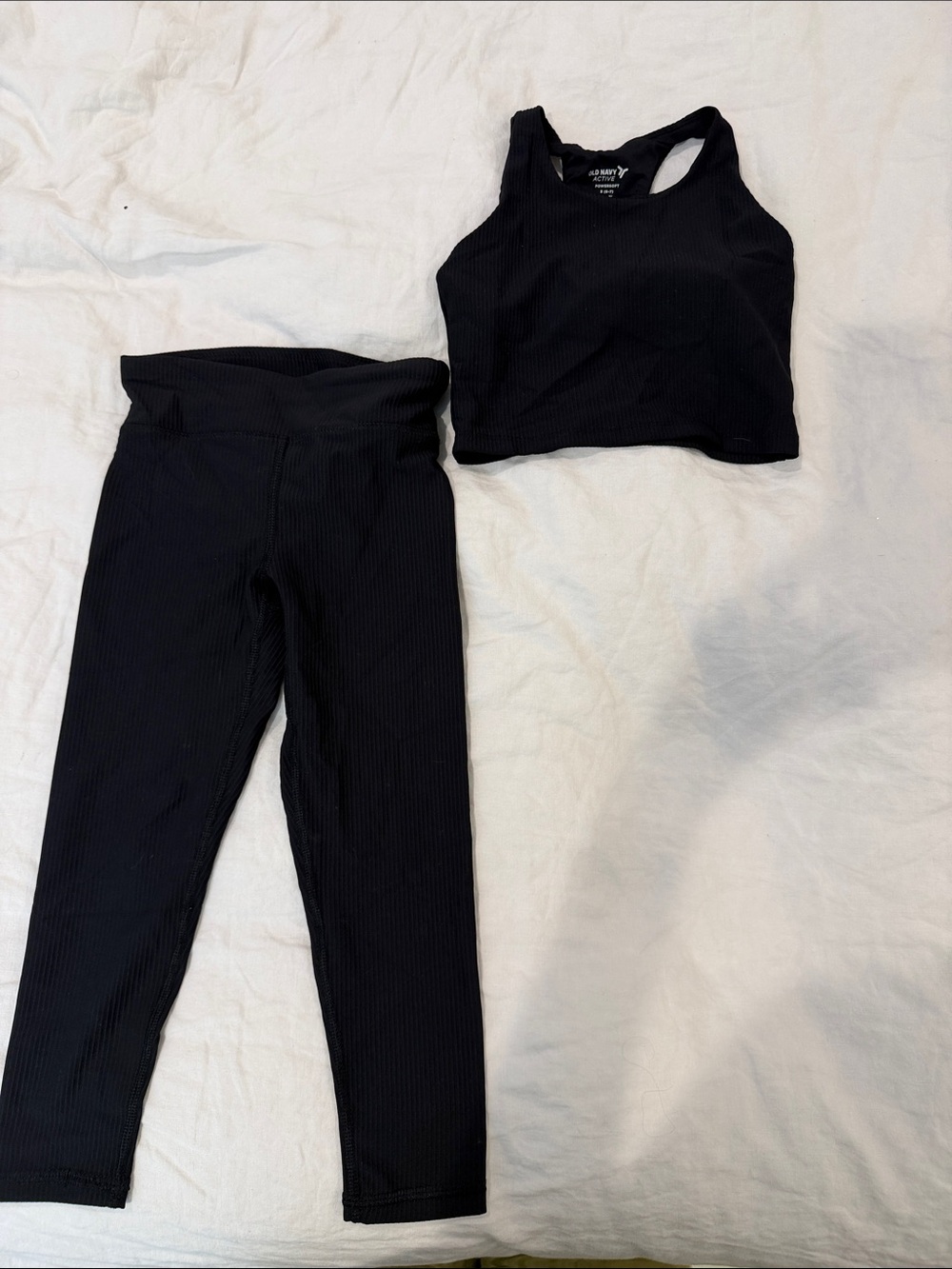 Old navy active power soft ribbed set new